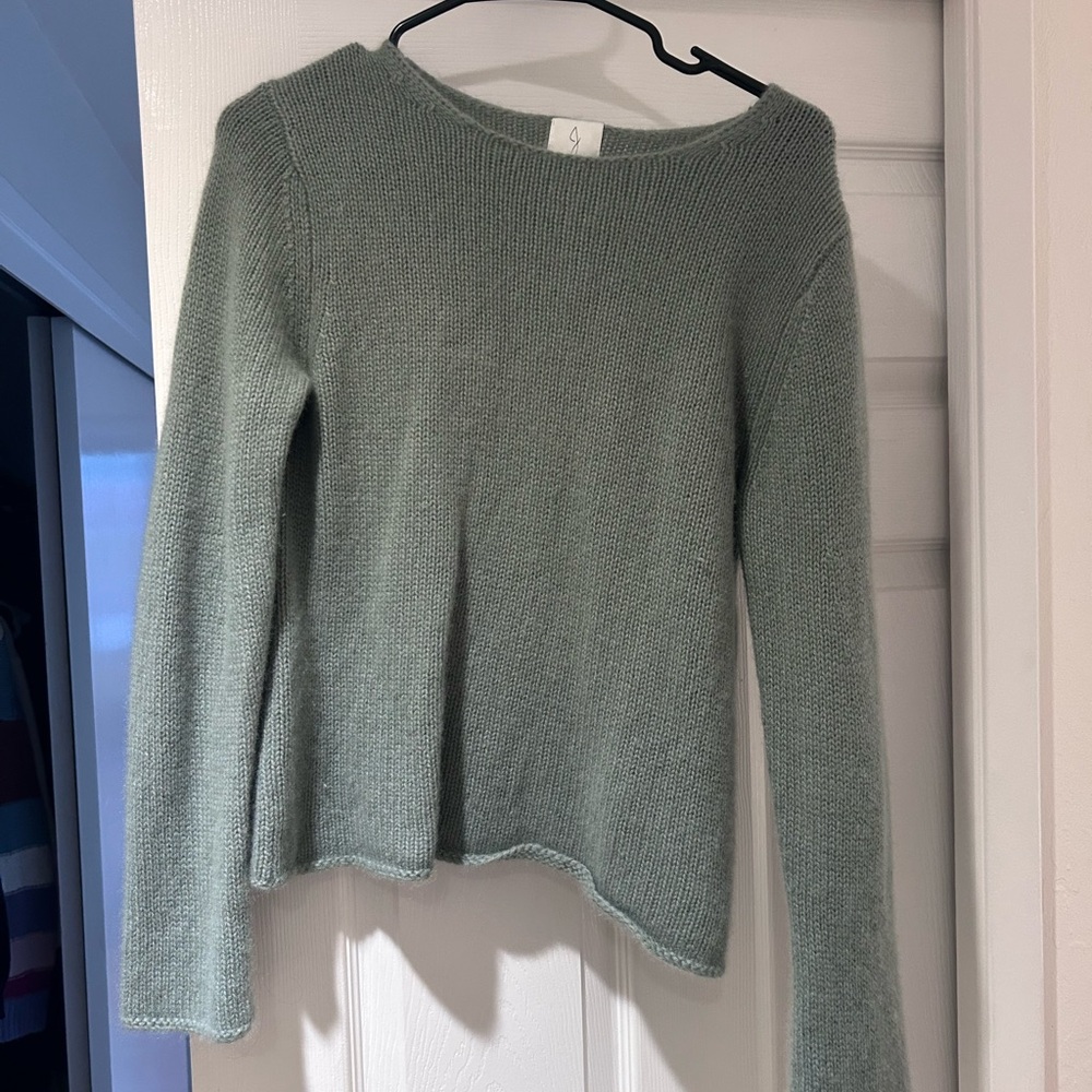 Joie Sage Green Crew Neck Sweater